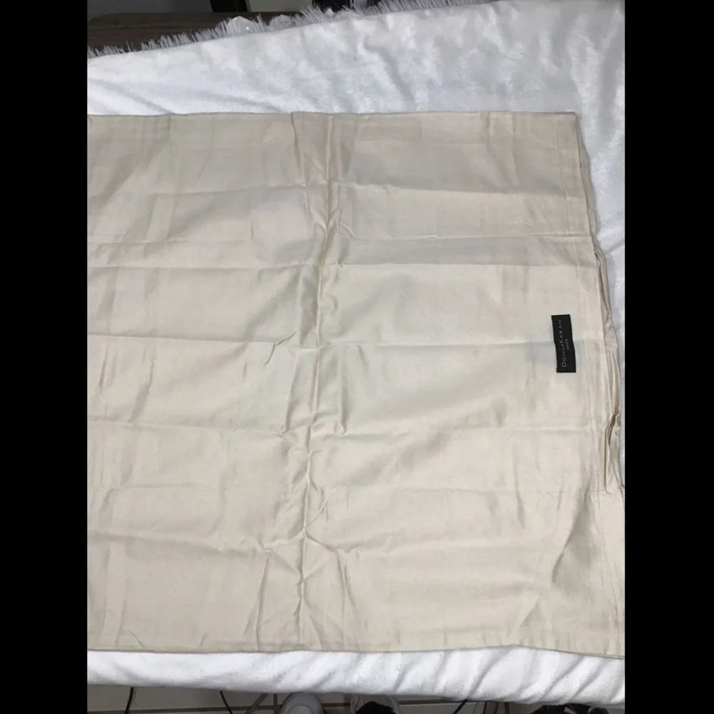 NIB Donna Karan Moonscape Euro Pillow‎ Sham Champag